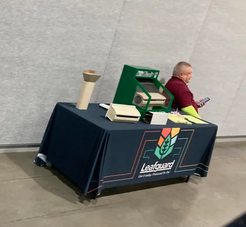 Leafguard table at Midwest Gaming Classic